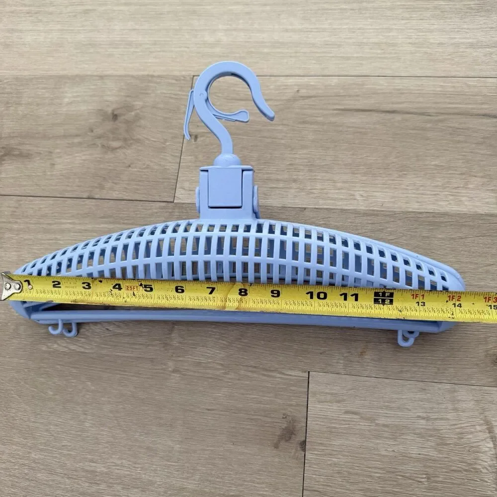Sweater Drying Hangers Blue Plastic Cage Vintage 80’s / 90’s HTF Rare
